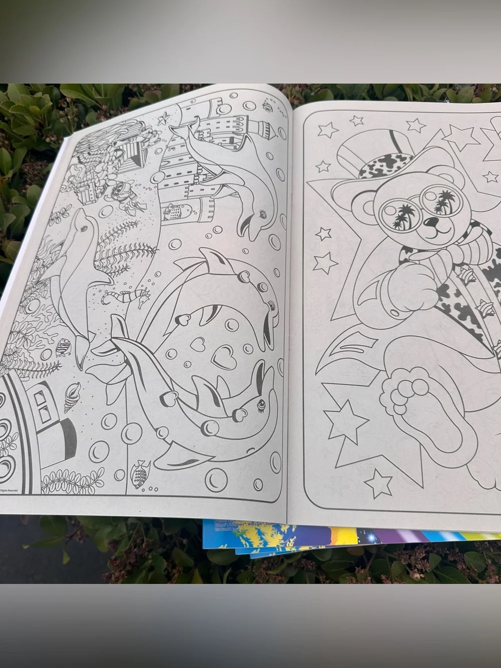 Lisa Frank Giant Color & Activity Book - Multicolor